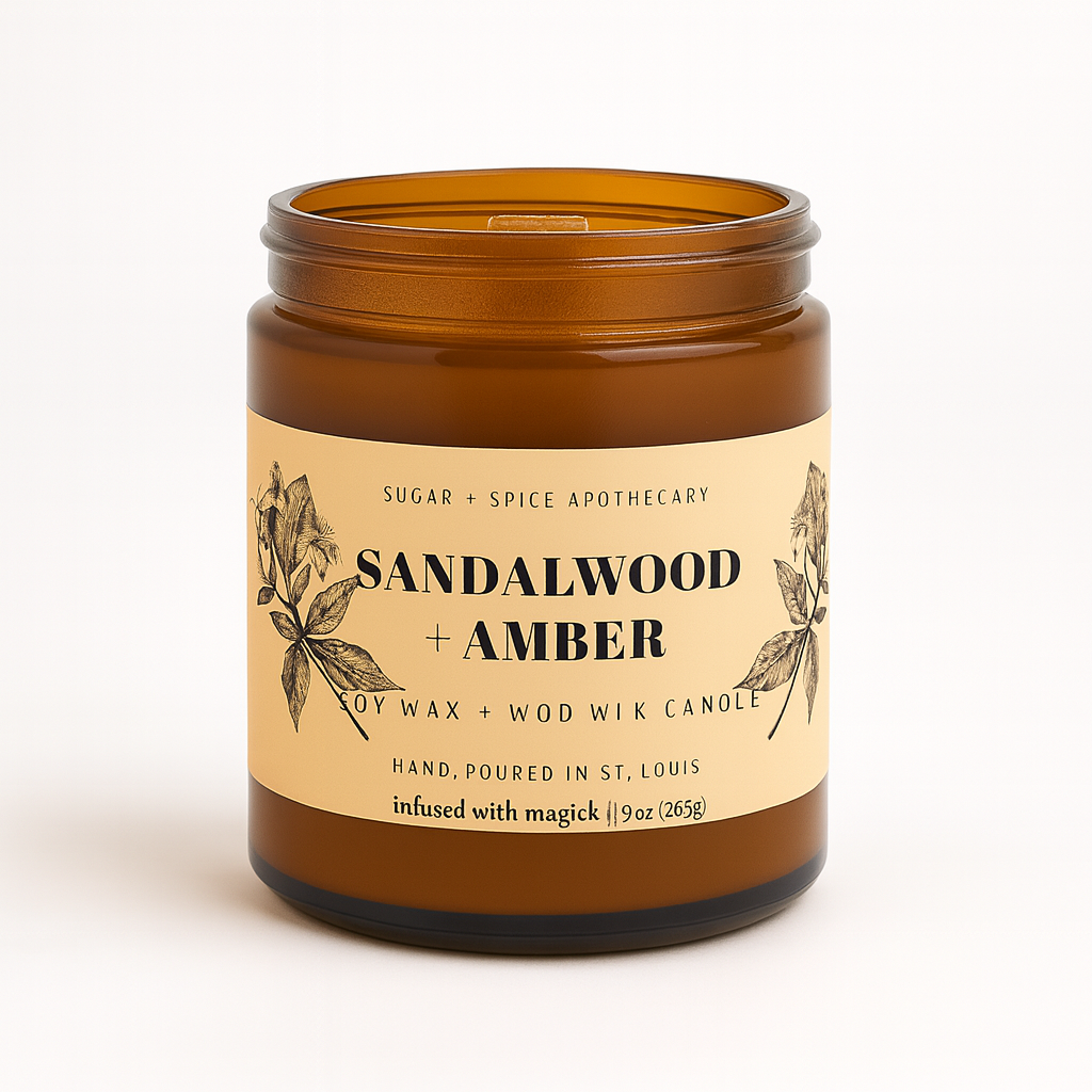 Soy Wax + Wood Wick Candle