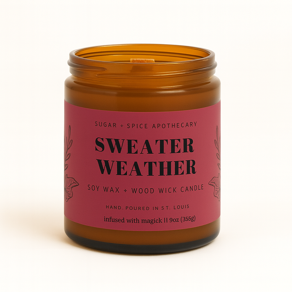 Soy Wax + Wood Wick Candle