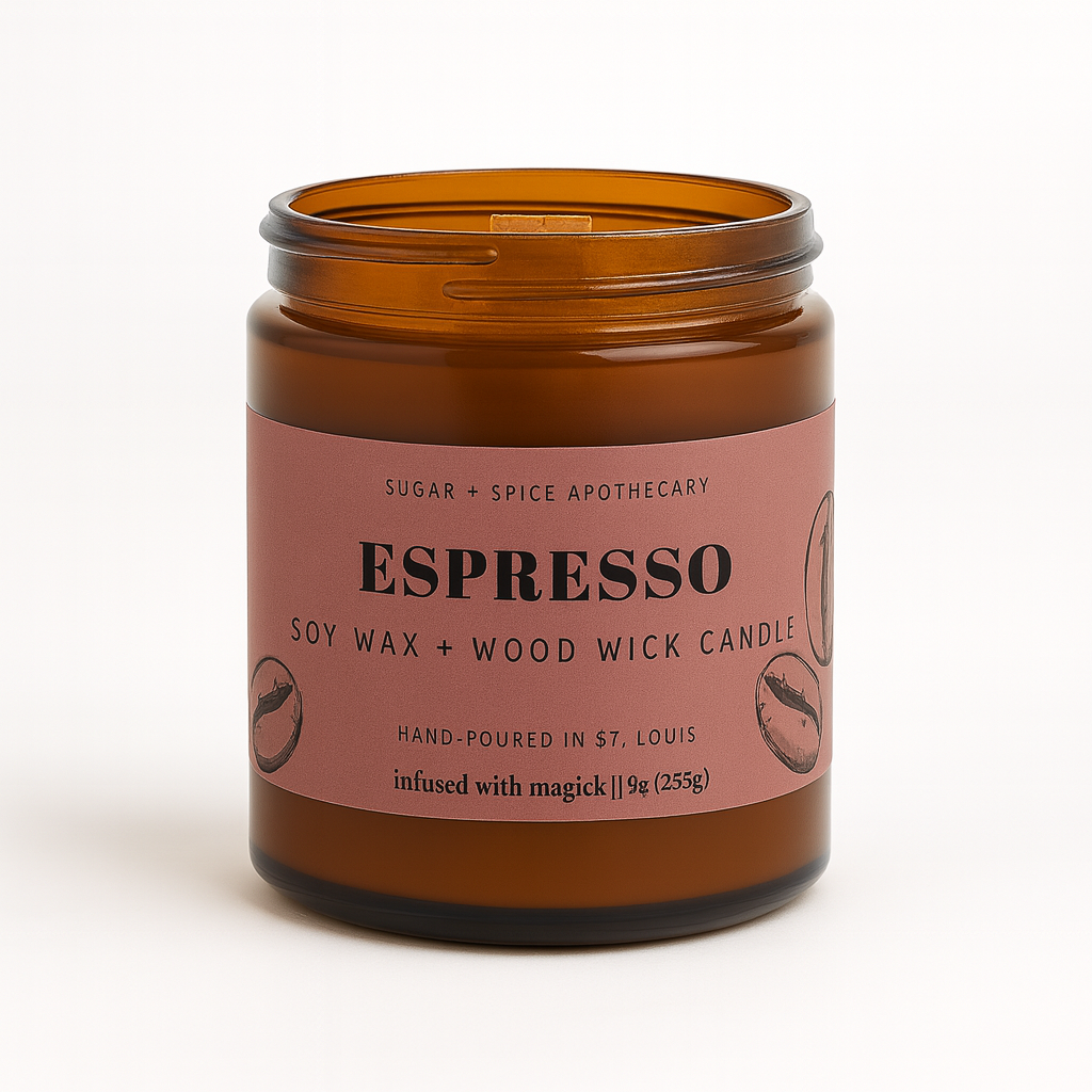 Soy Wax + Wood Wick Candle