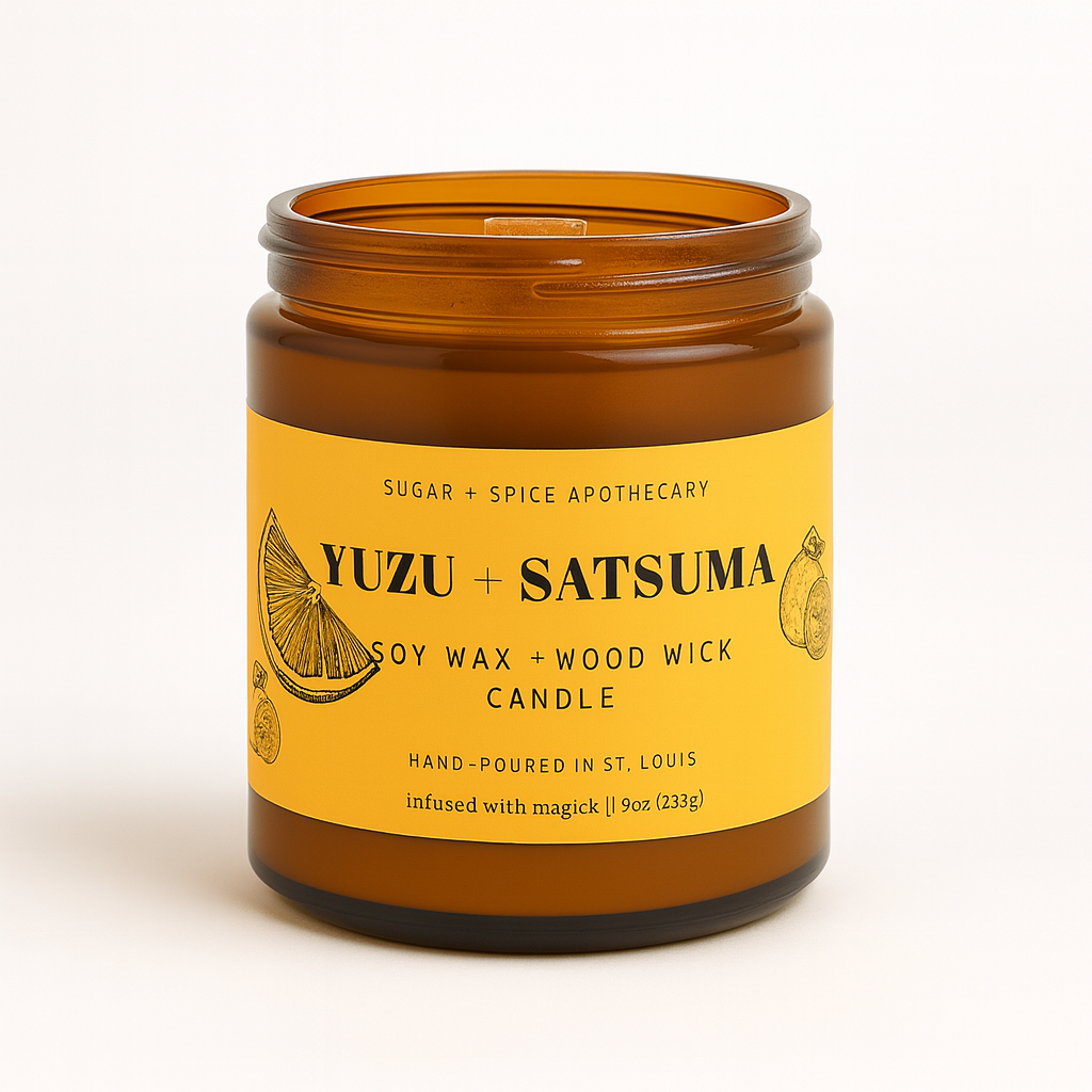 Soy Wax + Wood Wick Candle