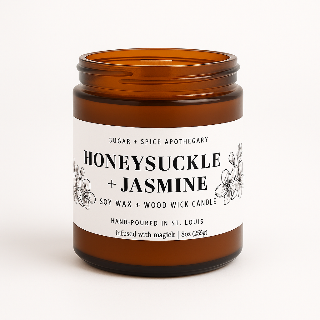 Soy Wax + Wood Wick Candle