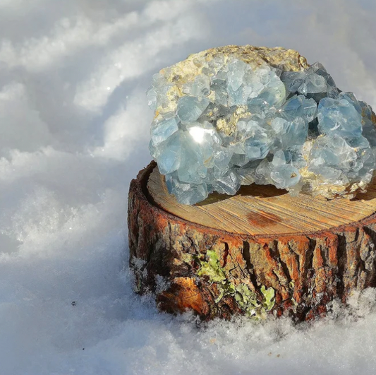 Celestite Egg from Malaysia