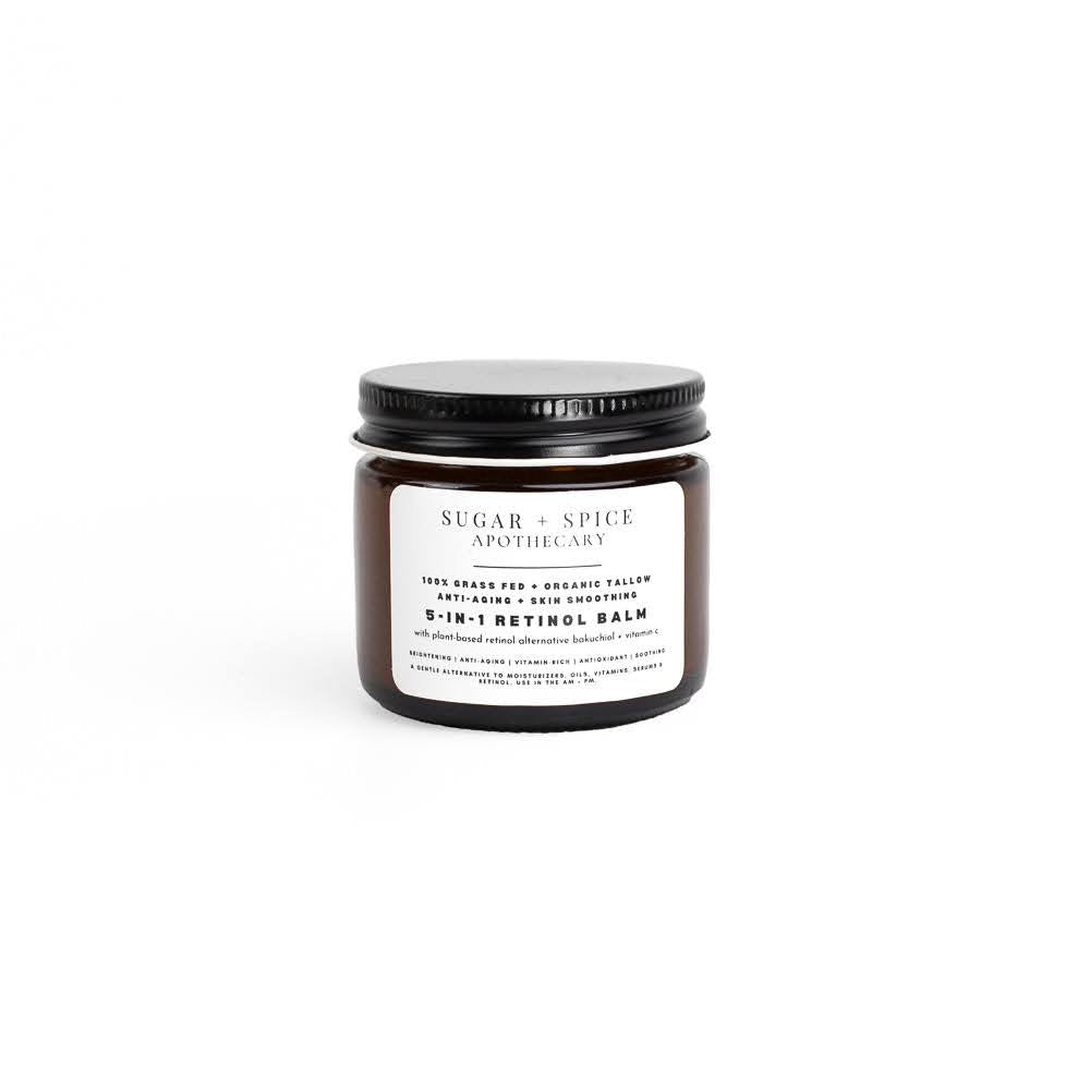 Tallow PM 5-1 Retinol-Alternative Night Repair Balm with Bakuchoil and Vitamin C