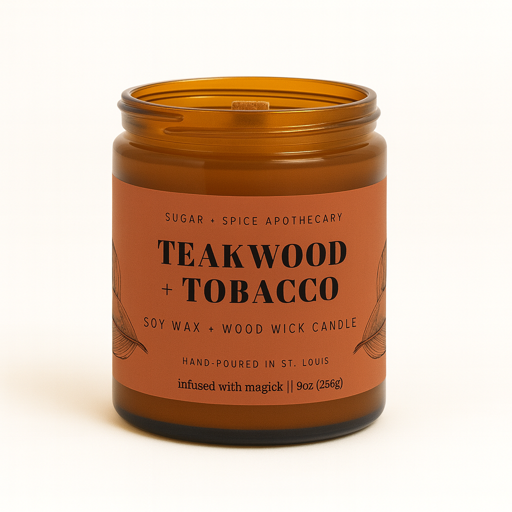 Soy Wax + Wood Wick Candle